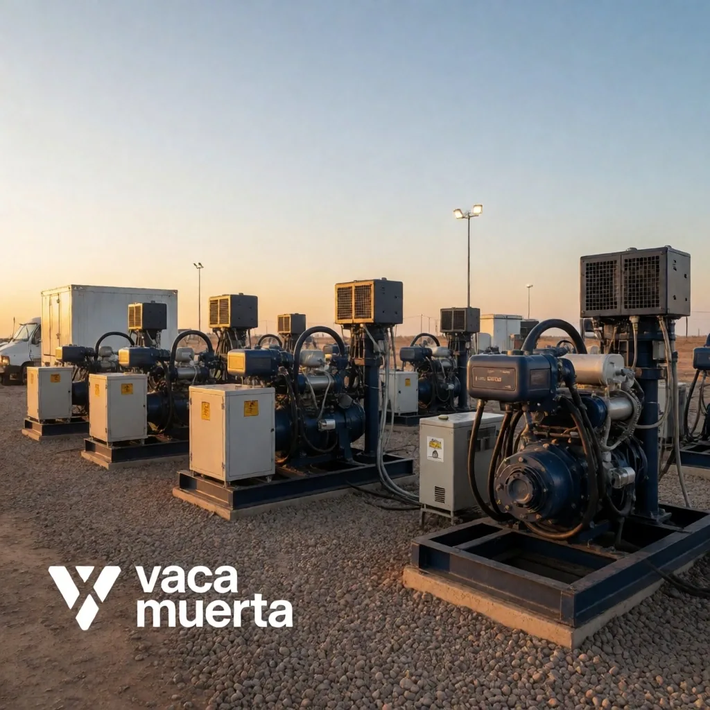 Base de operaciones de empresa independiente en Vaca Muerta