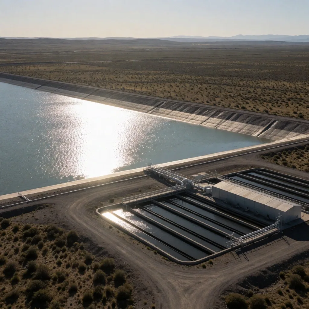 Infraestructura de gestión y reutilización de agua en operaciones de Vaca Muerta